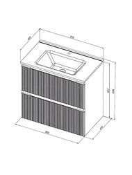 ����� ��� �������� Aquanet ����� 80 (800�455�637) ���������, 2 �����, ����: ������� 343977