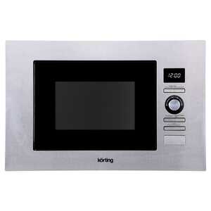 Микроволновая печь Korting KMI 720 X (595х388х350) встраиваемая, 20 л, гриль, нерж. сталь
