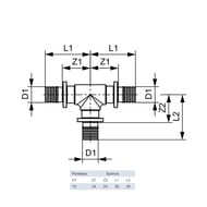  TECEflex 161616 90, ,   710116