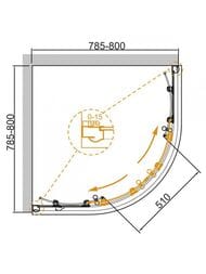 ������� ������ Cezares Giubileo (800�800�1950) GIUBILEO-R-2-80-SCORREVOLE-CP-G