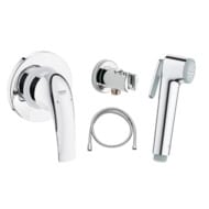 Комплект гигиенического душа Grohe BauCurve 123072 смеситель, лейка, шланг, держатель (26506)