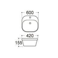 �������� ��������� ������� ������ (420�600�155) 1 ��������� ��� ���������, ����� AQ5042-00