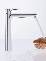 Смеситель Hansgrohe Talis E 71717000 для раковины, высокий излив 234мм, однорычажный, цвет: хром — изображение 2