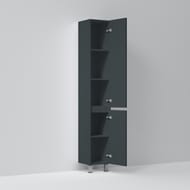 Шкаф-колонна AM.PM Gem S напольный, правый (300x320x1900) цвет: графит матовый M91CSR0306GM