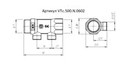 ��������� VALTEC 1" �� 2 ������ 1/2"� ������ VTc.500.N.0602