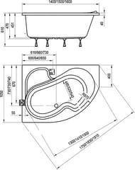   RAVAK ROSA 140*105 (R) 