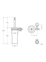 ����� ��� ������� Cezares APHRODITE TBS-01-M ���������, ����