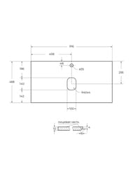 ���������� BelBagno (916x468�10) ������������,� ���. ��� ���������, Granito KEP-90-GRN