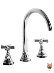 Смеситель для раковины Nicolazzi Agora на 3 отверстия, цвет Raw Brass 2308OG05IN — миниатюра 1