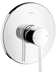 Смеситель Axor Starck 10614000 для душа встраиваемый однозахватный, внешняя часть,хром — миниатюра 1