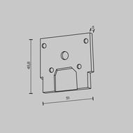 �������� �������� ��� ����������� ClipLine Maytoni Exility (��������) TRA034EC-SCCL-42B, ������, 1��