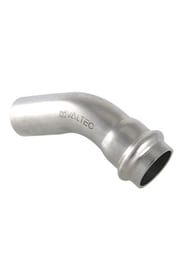 Пресс угольник VALTEC 76.1х76.1а, 45° нерж. сталь, VTi.958.I.007676
