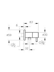 ����� ���� Vitra Origin ������ ����������� A4521434