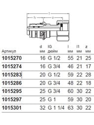 -  Uponor MLC    25-3/4",   1015295