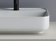 Раковина накладная Ceramicanova Element 500х400х140 прямоугольная, отв. под смеситель, белый CN5015