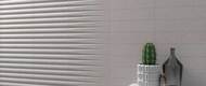Плитка настенная Wow Stripes Grey (75х300) серая 123808  (кв.м.)