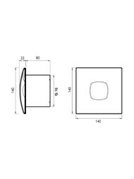 ���������� Cata SILENTIS 10 INOX T ��������� 98�3/� 37��, ������ ����, ������ 8422248016964