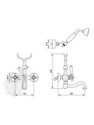 ��������� ��� �����/���� Migliore ARCADIA ���������, ���� ML.ARC-8302.CR