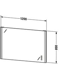 ������� Duravit XSquare 1200x800�33 2 ������ ���������, ������, ��������, ��������� ������ XS701400000