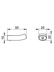 ������ Keuco Edition400 60 ��, ���������, ���� ������ ����������� 11514130000