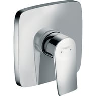 Смеситель Hansgrohe Metris 31456000+01800180 для душа, встраиваемый (внешняя и внутренняя часть)