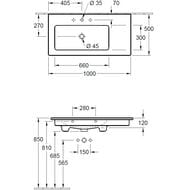 �������� Villeroy & Boch VENTICELLO 4134 L1 01 (1000�500) � �����., �������, ���� �����, ����.�����