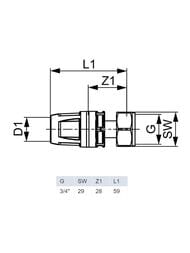   TECElogo 20  3/4",   ,  8733203
