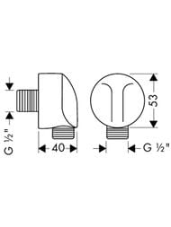   Hansgrohe Fixfit E     ,  27454000