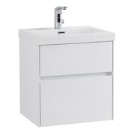 Тумба под раковину BelBagno PIETRA MINI (500х400х615) 2 ящика, Bianco Lucido MINI-500AS-2C-SO-BL