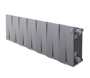 Уценка! Радиатор биметаллический ROYAL THERMO PianoForte 200 Silver Satin 14 секц., бок.подкл