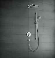 Смеситель Hansgrohe ShowerSelect S 15743000 термостат, 2 потребителя, наружная часть, хром