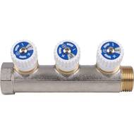 Коллектор распределительный STOUT 3/4", 3 отвода 1/2" SMB 6851 341203