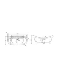 ����� ��������� BelBagno BB05 1825�750�800 ��������, ���������������, ��� �����, ����: �����