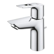 Смеситель для раковины Grohe BauLoop 89 мм, фикс. излив, однозахватный, S-Size, хром 23335001
