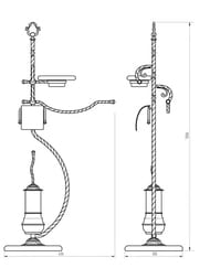Migliore Edera ������ 4-� �������������� h120 �� ������ ML.EDR-60.344.BR
