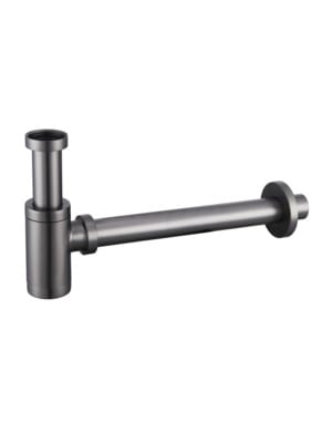 Сифон для раковины BelBagno BB-SMT2-GM оружейная сталь