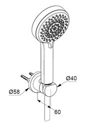 ������� �������� KLUDI sDIVE ����� 3 ������, �����, ��������� ���������, ���� 6895005-00