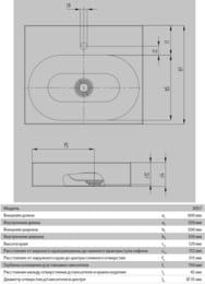 �������� ��������� Kaldewei CENTRO 3057 (600�500�120) � ���������� ��� ���������, ������