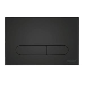 Клавиша смыва Duravit Beta 100 двойной смыв, пластик, цвет: черный матовый WD5009031000/WF5100131010