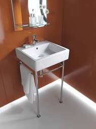 Умывальник DURAVIT VERO 600х470х165 отверстие под смеситель, перелив 0454600000