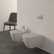 Биде подвесное Ideal Standard i life B 355х540х300 отверстие под смеситель, перелив, белый T461501