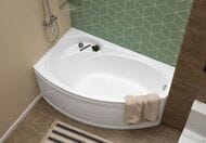 Ванна акриловая Aquanet JERSEY 170х90 левая асимметричная, без гидромассажа, без обвязки 203988
