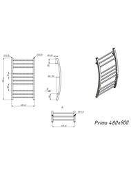 GROTA PRIMO  ""  480x900 . . , /. . D-1/2"