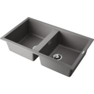 ����� Omoikiri KITAGAWA 86-2 GR (860�510�200��), 2 ����, ������������,���� leningrad grey 4993491