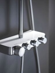 Душевая система Grohe Euphoria SmartControl 310 DUO Cube 26508LS0 термостат, настенн.монтаж,бел.луна — изображение 2