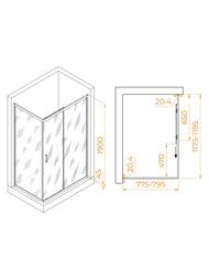 ������� ������ RGW Passage PA-245 (1200�800�1900) ������ 6�� ����������/���� 410824582-11