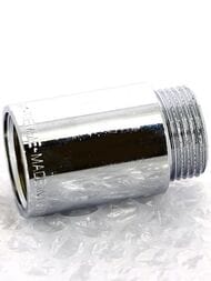Удлинитель Tiemme 1"х40мм хром, арт. 1500393 (1530C0640)