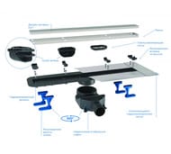 ������� ����� BETTOSERB Drain Premium Line 650 �� � ��������, 65��, ������� ����