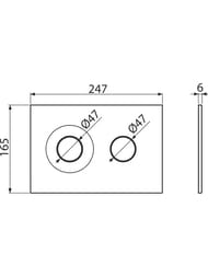 ������ ���������� ALCAPLAST Dot.Dot. M1978 ��� ������� ������ �����������, ������ �������