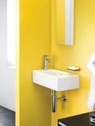 Смеситель Hansgrohe Metris 31088000 для умывальника с фиксированным изливом, донным клапаном, хром — изображение 2
